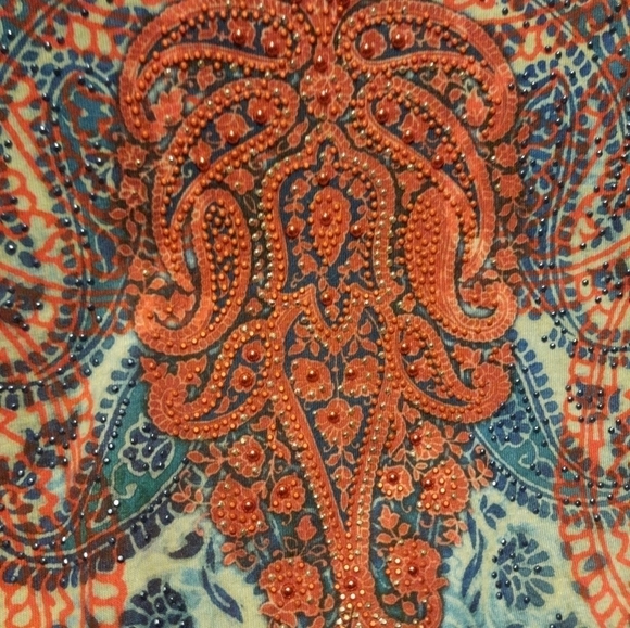 BLEU Blouse Size Small - Picture 4 of 6